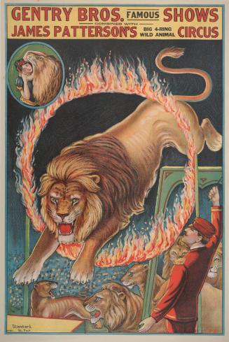 Gentry-James Patterson: Lion through a Hoop of Fire