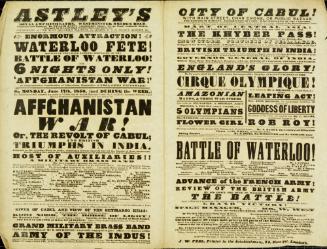 Playbill for Batty: Astley's Royal Amphitheatre, Westminster Bridge. June 17, 1850