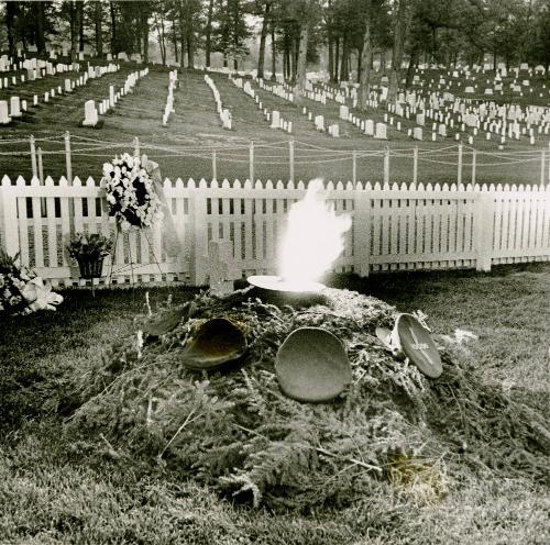 Herb Kratovil, American, 1912 – 1993, Grave of John F. Kennedy, Arlington National Cemetery, No…