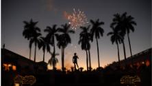 David during RIAF with fireworks