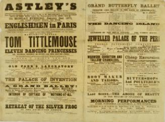 Playbill for Astley's Royal Amphitheatre. January 2, 1871