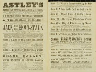 Playbill for Astley's Royal Amphitheatre. December 27. 1869