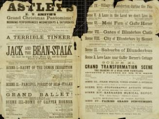 Playbill for Astley's Royal Amphitheatre. Christmas, 1869
