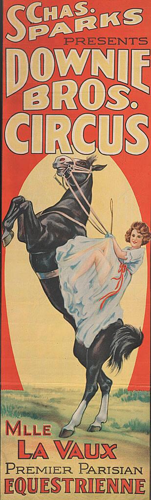 Downie by Sparks: Mlle. La Vaux, Parisian Equestrienne