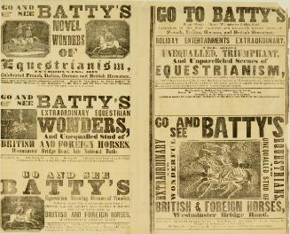 Playbill for Astley's Royal Amphitheatre. undated