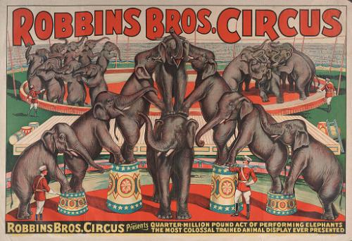 Robbins Bros. Railroad: Quarter Million Pound Act of Elephants