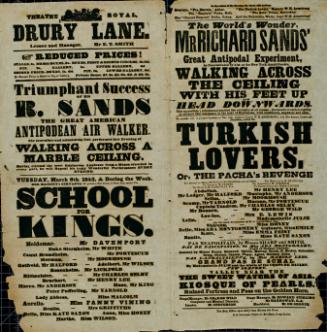 Playbill for Theatre Royal, Drury Lane. March 8, 1853