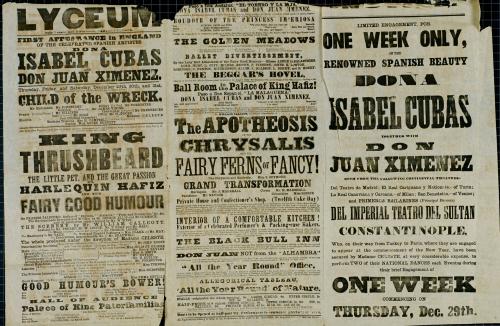 Triple Playbill for Lyceum Theatre. December 29, 1859