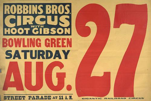 Robbins Bros. Railroad: Date Sheet