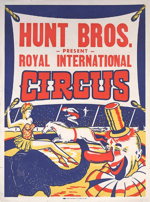 Hunt Bros. Present Royal International Circus: Clown