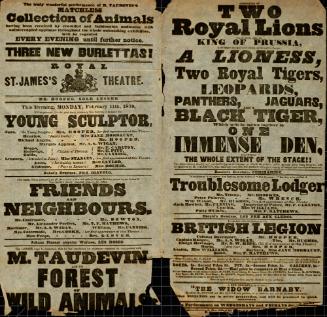 Playbill for Royal St. James's Theatre. February 11, 1839
