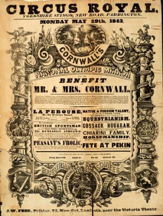 Cornwall's Circus Royal. May 29, 1843