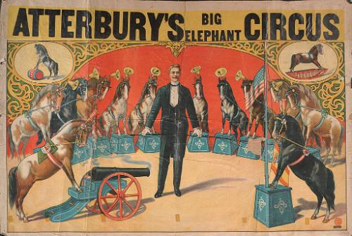 Atterbury's Big Elephant Circus: Pony Act