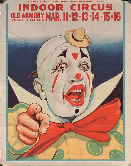 Binghamton Shrine/Rotary: Pointing Clown