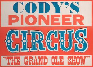 Cody's Pioneer: Title Sheet