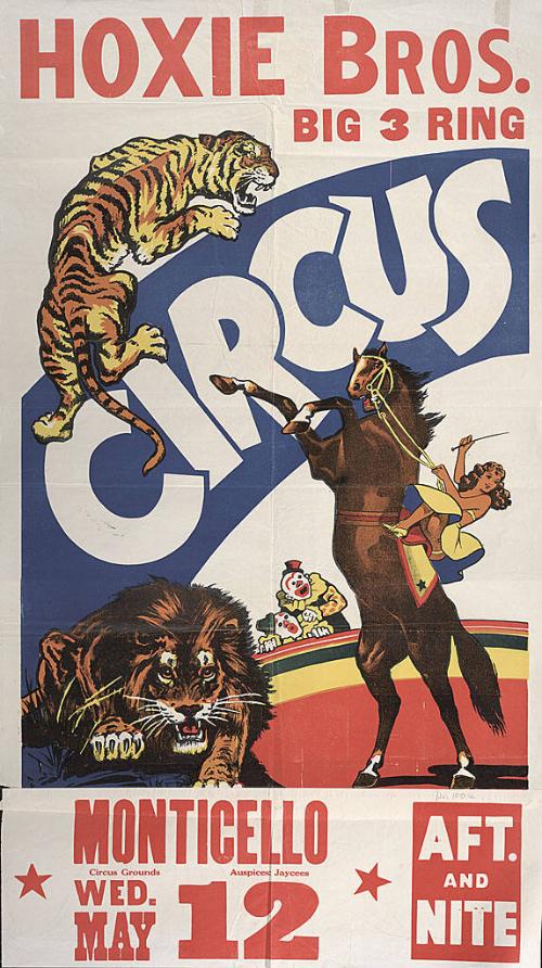 Hoxie Bros. Circus: Circus Animals