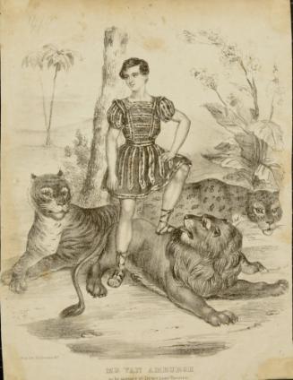 Mr. Van Amburgh as he appears at Drury Lane Theatre.
