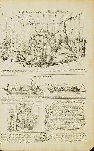 Page with illustrated news, August 1825