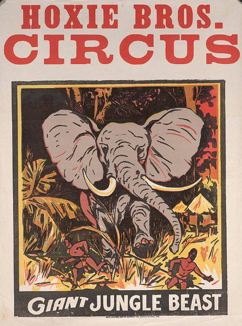 Hoxie Bros. Circus: Giant Jungle Beast