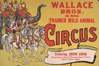 Wallace Brothers: Mounted Buglers and Elephants
