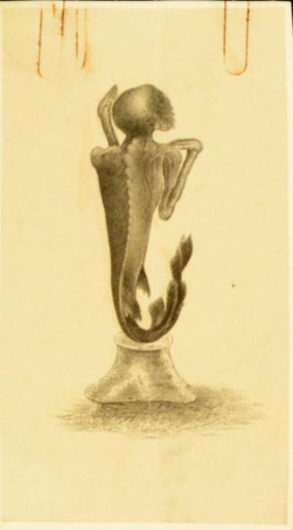 Print of Back of Mermaid