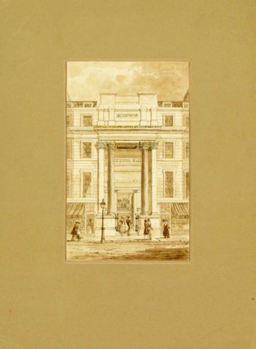 Exterior View of Exeter Hall