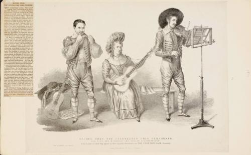 Michel Boai, the celebrated chin performer, his wife and M. Engels the violin accompanyist...