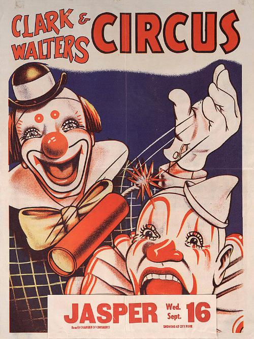 Clark & Walters: Two Clowns with a Firecracker