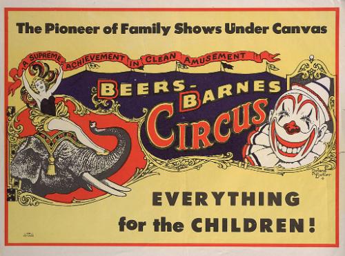 Beers-Barnes: Elephant Girl and Clown