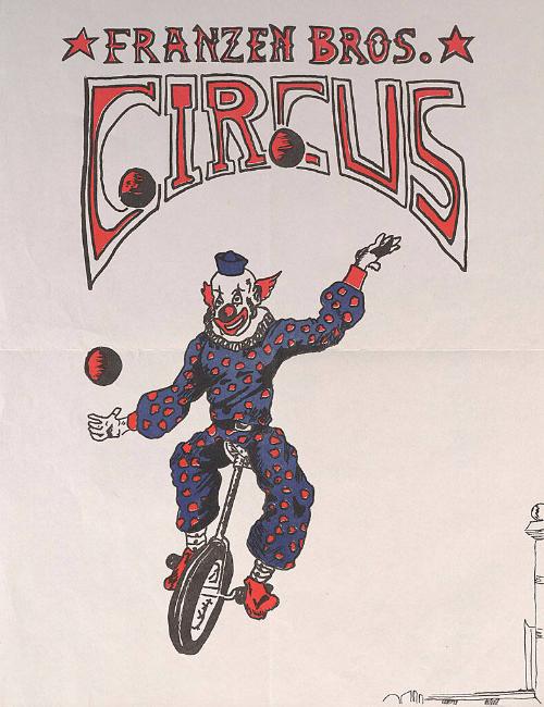 Franzen Bros.: Clown on Unicycle