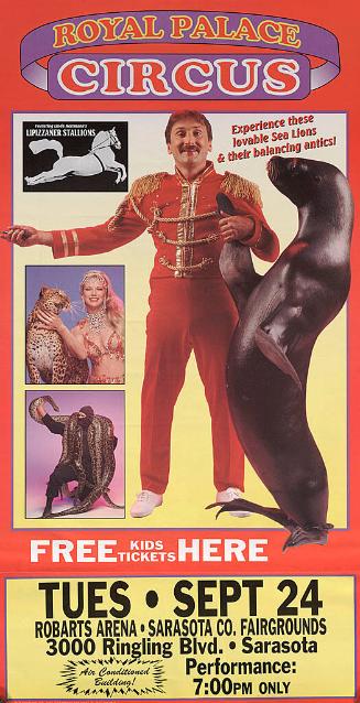 Royal Palace Circus: Circus Animals