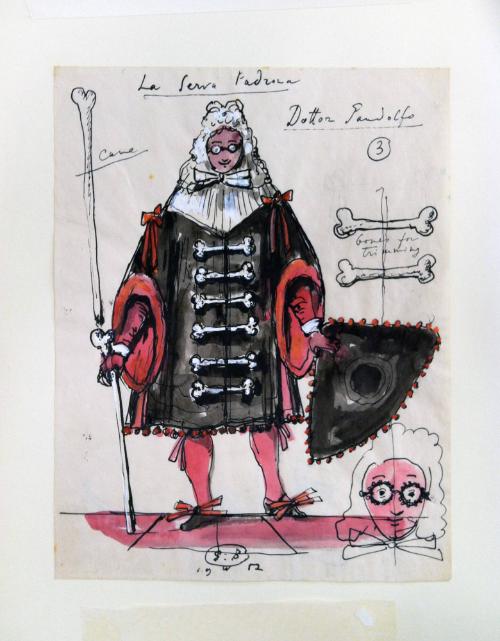 Costume Design:  Dottore Pandolfo, in La Serva Padrona