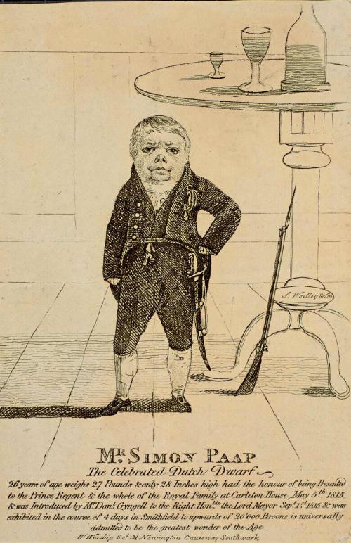 Mr. Simon Paap, the Celebrated Dutch Dwarf