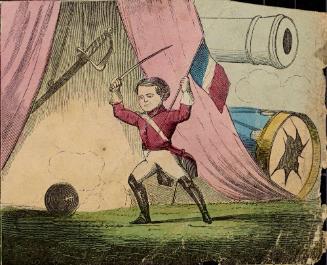 Tom Thumb series: Tom Thumb as Napoleon with Sabre