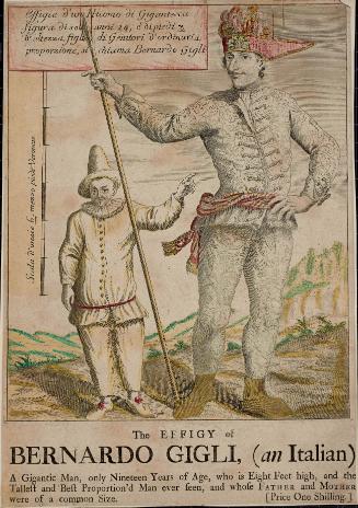 The effigy of Bernardo Gigli, (an Italian)