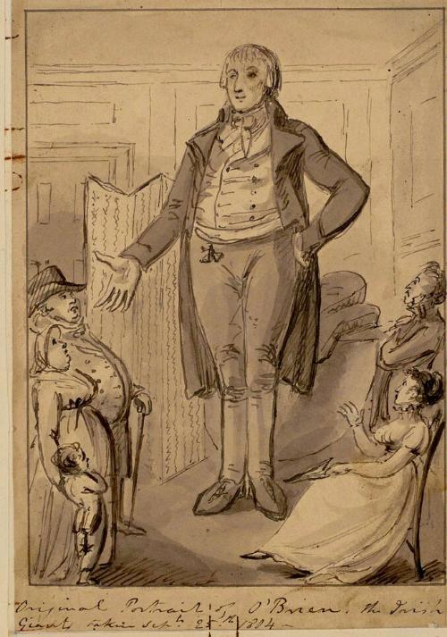 Original Portrait of O'Brien, the Irish GIant