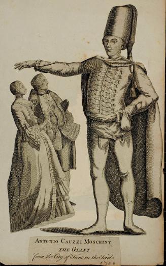 Antonio Cauzzi Moschiny The Giant. from the City of Trent in the Tirol