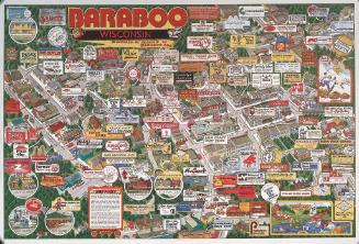 Baraboo, Wisconsin: Aerial Map