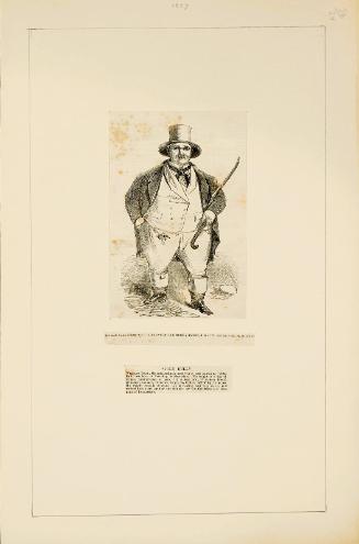 William Ball (John Bull), A native of Shropshire; Height 5 feet 6 9.5 inches, weight 40 stone