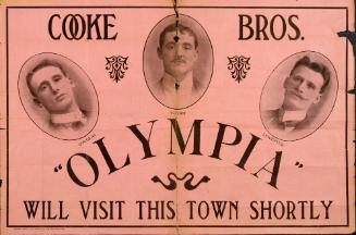 Playbill for Cooke's Circus. 1911