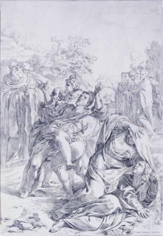 St. Benedict Curing a Deranged Man