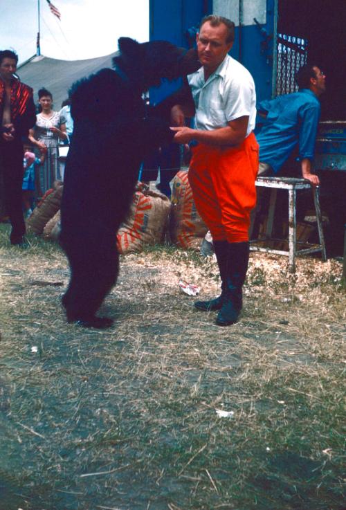 Albert Rix and bear in BY