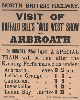 Buffalo Bill: North British Railway