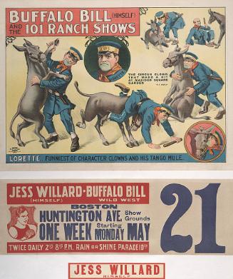 Buffalo Bill & Jess Willard: Lorette Funniest of Character Clowns