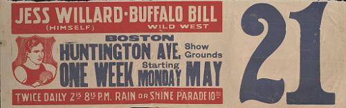 Buffalo Bill & Jess Willard: Portrait of Jess Willard