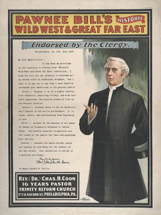 Pawnee Bill: Endorsed by Clergy