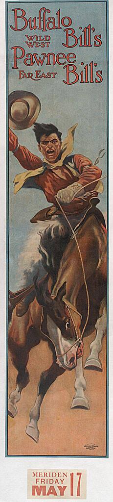 Buffalo Bill & Pawnee Bill: Cowboy On Bucking Horse