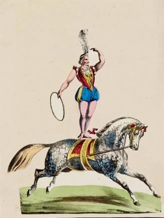 Equestrian Scrapbook figure