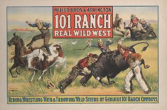 101 Ranch Wild West: Riding, Wrestling Wild Steers