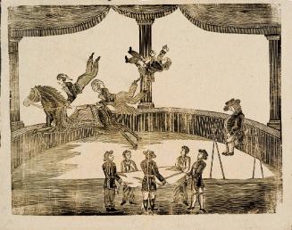 Various circus acts performed in a ring